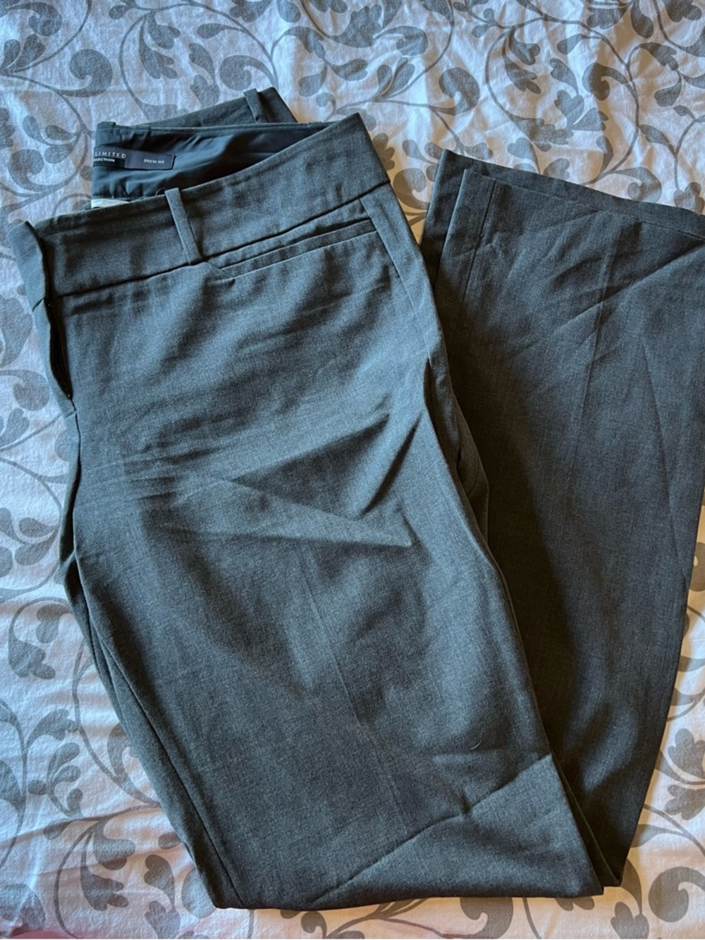 The Limited Womens Gray Work Pants